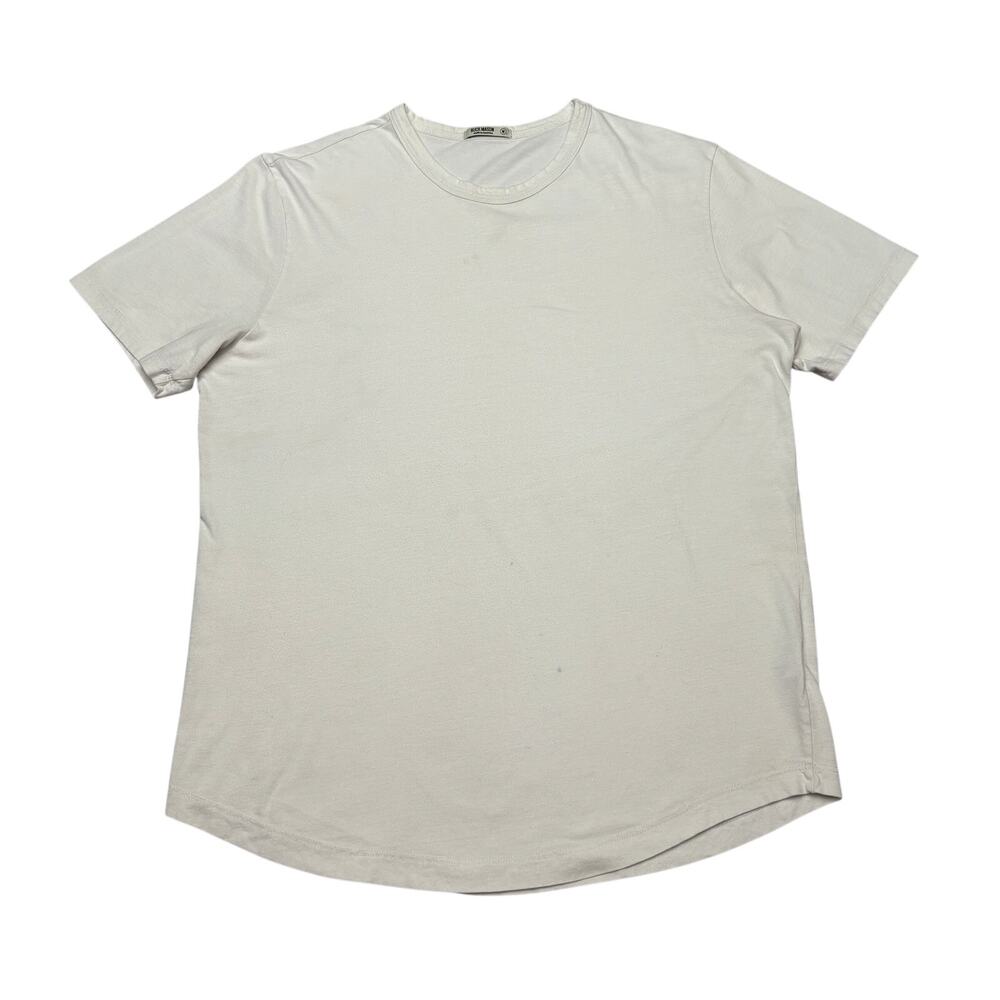 Buck Mason Curved Hem Short Sleeve T Shirt Men's Medium Tall Quiet Luxury